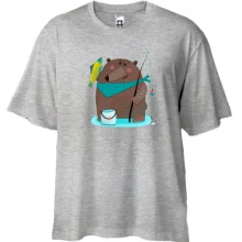 Футболка Oversize Bear fisher
