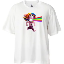 Футболка Oversize Tekashi rainbow