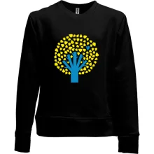 Детский свитшот без начеса Украинское деревце