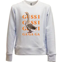 Детский свитшот без начеса GUSSI Ga-Ga-Ga