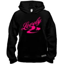 Худи BASE Lovely с сердцем и завитками