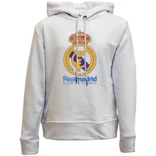 Детское худи без начеса с цветной эмблемой Real Madrid
