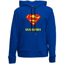 Детское худи без начеса Superman для сисадмина