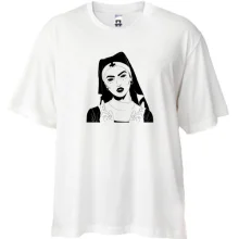 Футболка Oversize Nun with black eyes