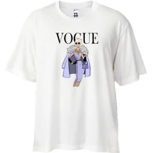 Футболка Oversize VOGUE blonde girl 3