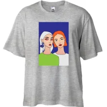 Футболка Oversize Blonde and redhead