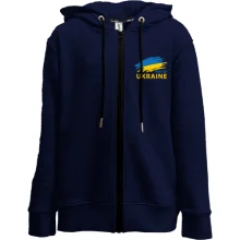 Детское худи на молнии с надписью «Pray for Ukraine»