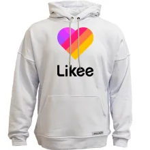 Худи без начеса с логотипом Likee