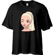 Футболка Oversize Art. Blonde wink