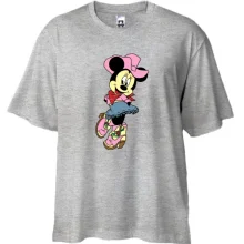 Футболка Oversize Minnie Mouse cowboy