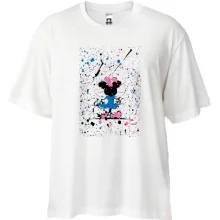 Футболка Oversize Minnie Mouse paint atr