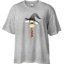 Футболка Oversize Baby giraffe wizard