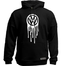 Худи без начеса Volkswagen с потеками