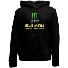 Детское худи без начеса Subaru monster energy