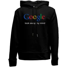 Детское худи без начеса Google took away my mind