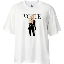 Футболка Oversize VOGUE Cara Delevingne