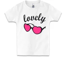 Дитяча футболка з рожевими окулярами Lovely