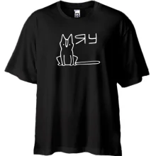 Футболка Oversize МЯУ.