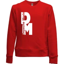 Детский свитшот без начеса Depeche Mode white
