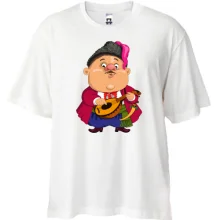 Футболка Oversize Козак з бандурою (2)