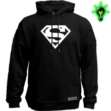 Худи без начеса Superman (glow)