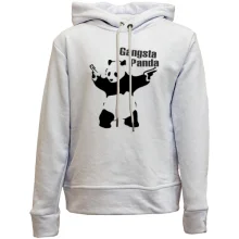 Детское худи без начеса Gangsta Panda