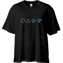 Футболка Oversize Гра в кальмара - Цукрові соти