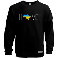 Свитшот без начеса с картой Украины - Home