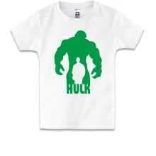 Дитяча футболка із силуетом Халка та написом HULK