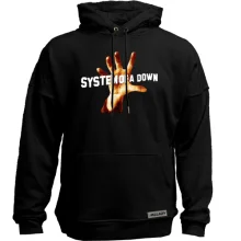 Худи без начеса System of a Down с рукой