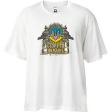 Футболка Oversize Glory to Ukraine (солдати)