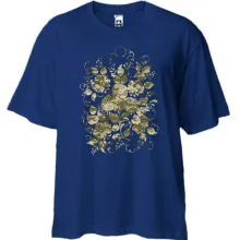 Футболка Oversize с камуфляжными цветами