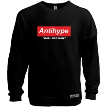 Свитшот без начеса Antihype - I ball was rawt