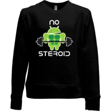 Детский свитшот без начеса No steroid