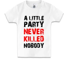 Детская футболка A little party