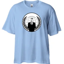 Футболка Oversize Anonymous World