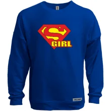 Свитшот без начеса Supergirl