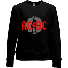 Детский свитшот без начеса AC/DC angus young
