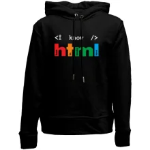 Детское худи без начеса Я знаю html