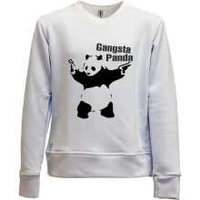 Дитячий світшот без начосу Gangsta Panda