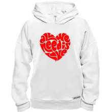 Худі BASE all we need is love (2)