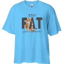 Футболка Oversize з котиком 