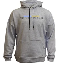Худи без начеса "Fight Like Ukrainians"