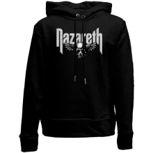 Детское худи без начеса Nazareth (с серым черепом)