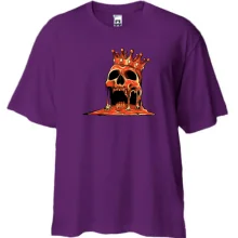 Футболка Oversize с черепом 