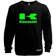 Світшот без начосу з лого Kawasaki