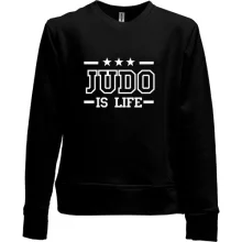 Детский свитшот без начеса Judo is life