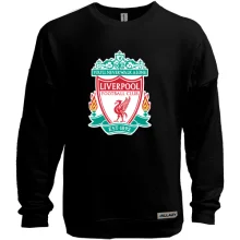 Світшот без начосу з кольоровою емблемою Liverpool