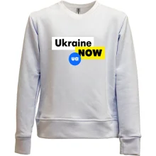Дитячий світшот без начосу Ukraine NOW UA