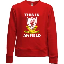 Детский свитшот без начеса This Is Anfield